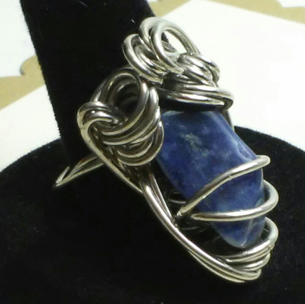 VINTAGE BLUE LAPIS RING